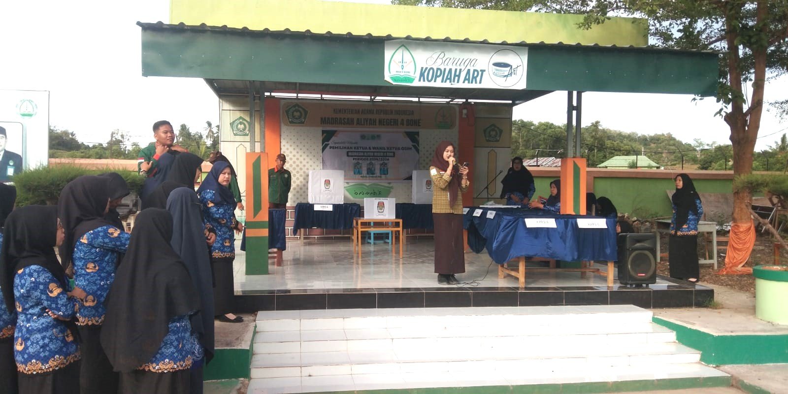 Pemilihan Ketua Dan Wakil Ketua OSIM MAN 4 Bone Periode 2025/2026